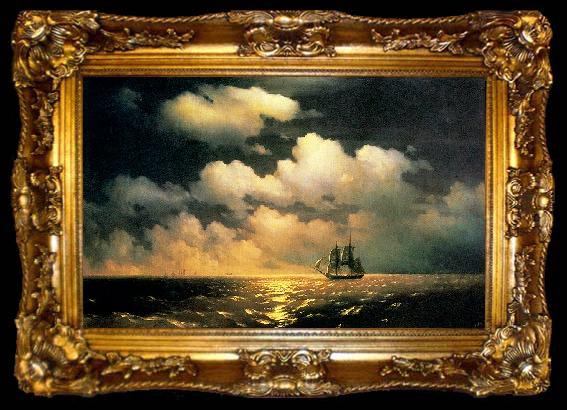 framed  Ivan Aivazovsky Constantinovich merkuri, ta009-2